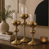 Elysian Gold Candle Holders