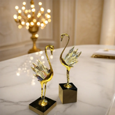 Luxury crystals soft furnishings swan