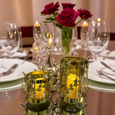 Metallic Candle Stand