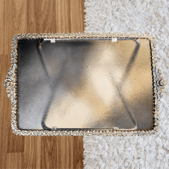 Top View - Silver Table