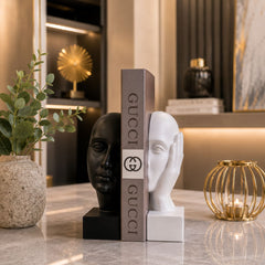 Black White Figure Statue