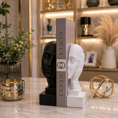 Black White Figure Statue