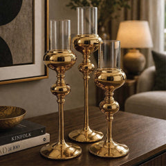 Elysian Gold Candle Holders
