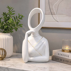 Serene Thought Abstract Figurine